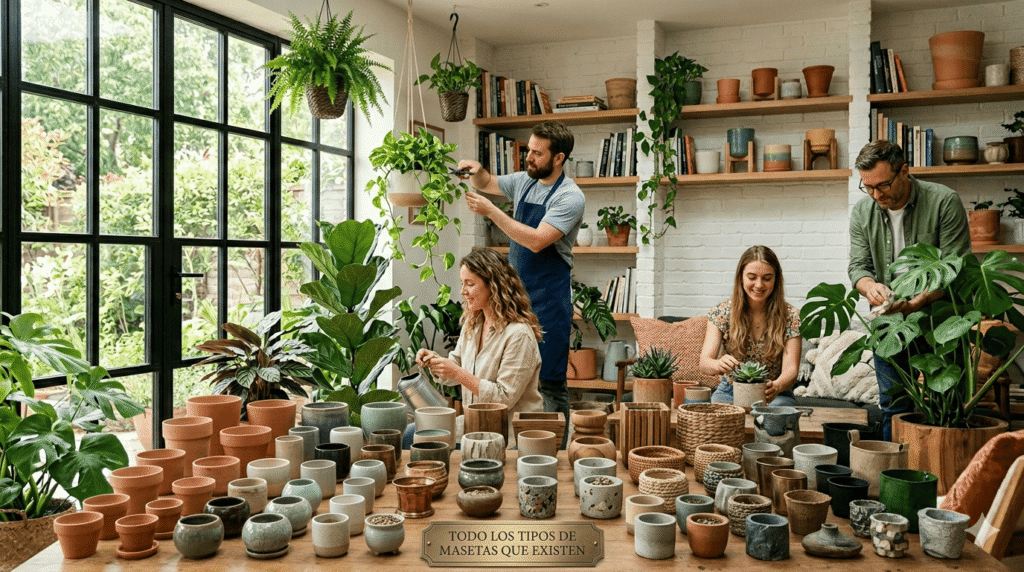 Tipos de macetas y cuál elegir según tu planta