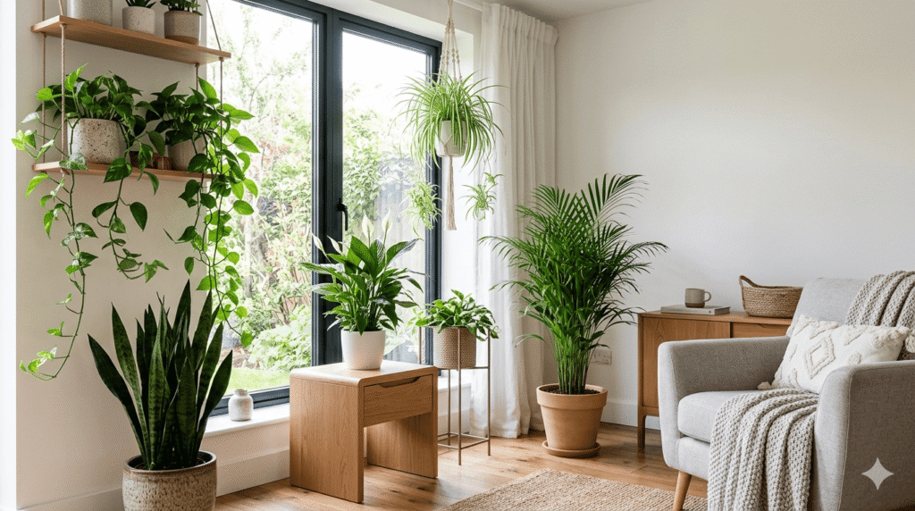 🌿 Plantas que purifican el aire de tu casa de forma natural